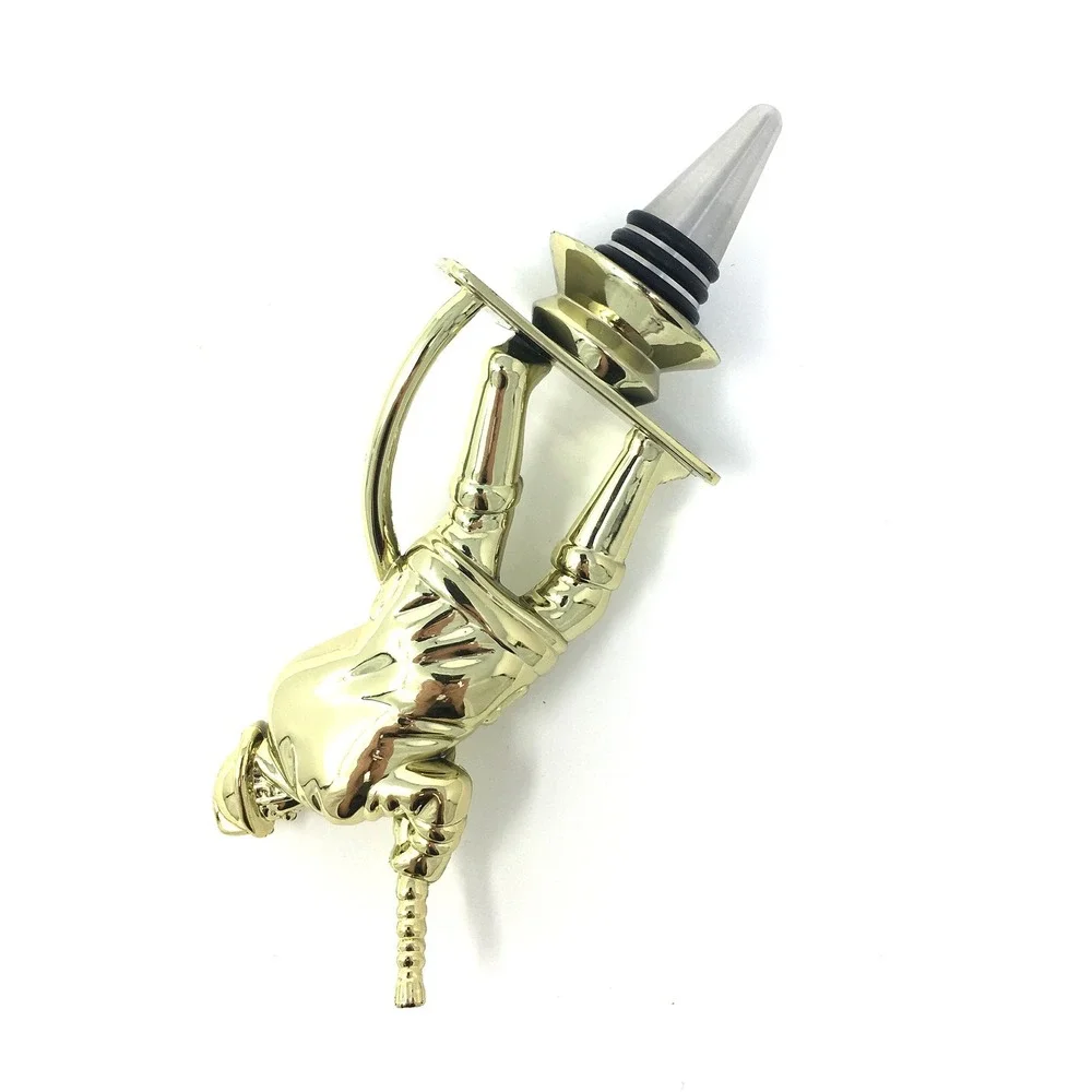 Handmade Bottle Stopper made from Repurposed Fireman Trophy